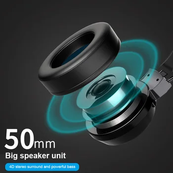 Novos Fones de ouvido para Jogos Gamer Fones de ouvido o Som Surround Estéreo de Fones de ouvido com Fio Microfone USB Coloridos de Luz do PC Portátil Jogo de Fone de ouvido