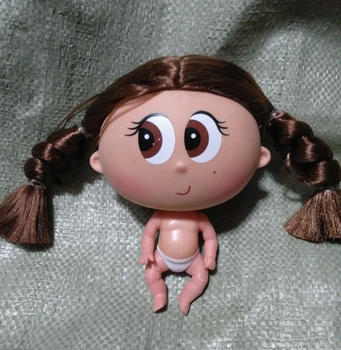 Adorável Grandes Raros Espanha Cabeça de Boneca Bonito DIY Boneca Brinquedo de Menina Crianças de Aniversário, Presente de Natal