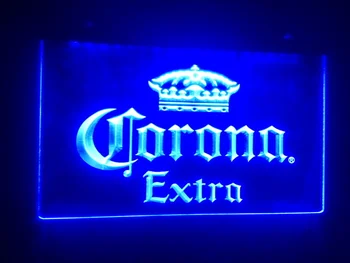 B42 Corona Extra Beer Pub Bar 3D SINAIS de café de Néon do DIODO emissor de Luz do Sinal de decoração de casa artesanato