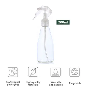 4PCS 200ml Vazio Frasco de Spray de Plástico Transparente e Clara regador de Rega Ferramenta de Jardinagem Pulverizador de Rega Spray Quente