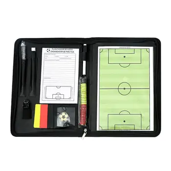Treinador De Futebol Placa Magnética Multifunções Estratégia De Treinamento Kit De Quadro Dobrável Futebol Basquete Ensino Placa Livro