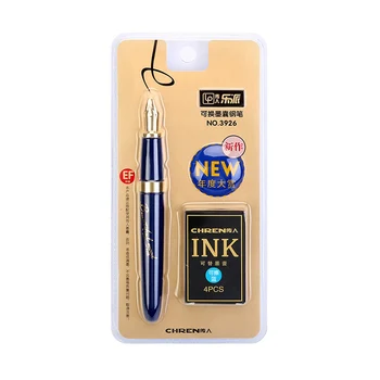 Azul a Cor da tinta em conjunto EF0.38mm Caneta-tinteiro Estudante de Conjunto do office de material de papelaria canetas de tinta para escrever Presente de Meninos Meninas rapazes raparigas Presente