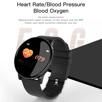 S9 Impermeável Smart Watch Para iOS, Android Bluetooth Esportes Smartwatch Homens Mulheres Relógios de Ritmo Cardíaco o Monitor de Pressão Arterial
