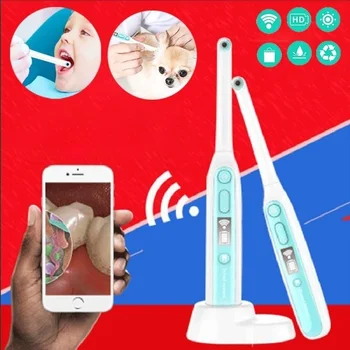 Fio Dental Oral Endoscópio do WiFi do HD Video cameras cameras Bainha para iOS, Android Dentes de Inspeção do Endoscópio