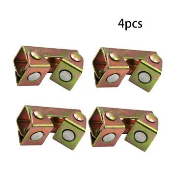 4pcs Magnético V-Tipo de Grampos em Forma de V de Soldagem Titular de Solda de Fixação Ajustável Magnético V-Almofadas de Ferramentas de Mão de Metal Ferramenta de Trabalho