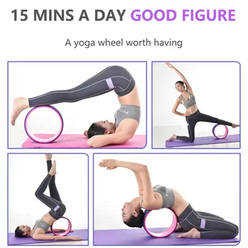 4 cores de Yoga Fitness Anel Mágico Mulheres Ginásio Casa de Formação Profissional Muscular Pilates Circle Acessórios Exercício do Esporte
