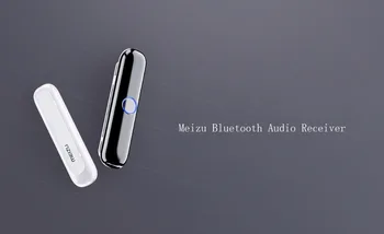 Novo original meizu BAR01 Bluetooth 4.2 Receptor de Áudio sem Fio Adaptador de 3,5 mm de Áudio da Música Car Kit alto-Falante Fone de ouvido Original