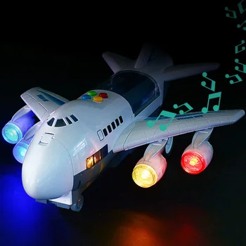 Música História de Simulação em Pista de Inércia do Brinquedo infantil de Aeronaves de Armazenamento Avião de Passageiros da Polícia de Resgate de Incêndio de Bebê carrinho de Brinquedo,Verde