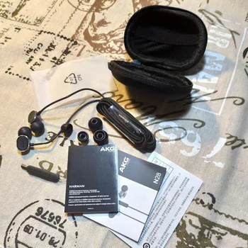 AKG N28 com fios de fone de ouvido com Controle de Linha de Microfone de Baixo Pesado de Alta Resolução, Aparelhagem hi-fi Febre Fones de ouvido