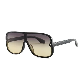 2020 a Nova safra de Moda de Óculos de Sol Óculos de sol Oval Grande Piloto Oversize Escudo uv400 Um Pedaço de Lente Esporte Óculos de sol