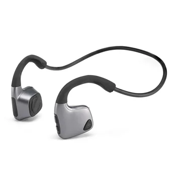 Verdadeiro Original R9 Osso Condução de Fones de ouvido sem Fio Bluetooth 5.0 Esportes ao ar livre do Fone de ouvido de Titânio de Cancelamento de Ruído Fones de ouvido USB