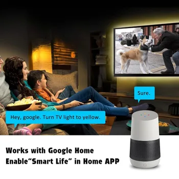Magia Casa Controlador Smart Bluetooth 4.0 Tira de LED WIFI Controlador De LED Strip RGB LED RGBW Corda Trabalho Com Alexa Inicial do Google