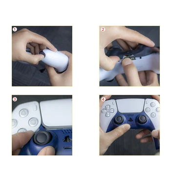 2PCS/Pack Para o PS5 Faixa Decorativa Controlador de Joystick Decoração Tampa do Caso Para Playstation5