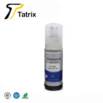 Tatrix Premium Compatível 103 da Tintura do Reenchimento da Tinta Para Epson EcoTank L1110 L3100 L3110 L3111 L3116 L3150 L3151 L3156 L3160 5190Printer