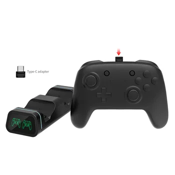 Lidar com o Controlador USB do Carregador Duplo Carregamento Dock Stand Estação de Titular para XboxSeriesX/S Para PS5 Gamepad Carregador
