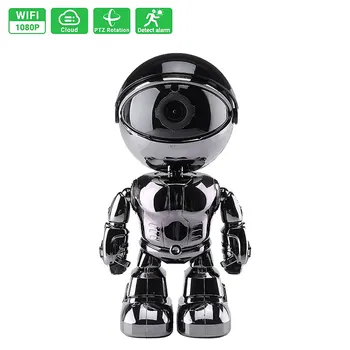 1080P Inteligente Robô IP Câmera da Segurança Home 355° de Rotação, wi-Fi Câmera Dois sentidos da Voz do Bebê Monitor de CCTV Câmera de Robô Automático de Rastreamento
