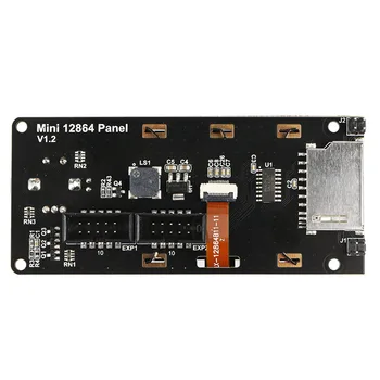 MKS MINI12864 Tela LCD mini 12864 Smart Display em Branco em preto RGB Suporta Marlin Com Cartão SD para pequenas Impressora 3D DIY