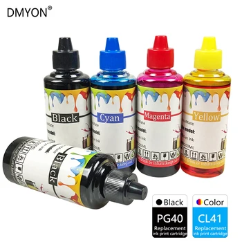 DMYON PG40 CL41 de Tinta da Impressora, Recarga de Garrafa de Tinta de Substituição para Canon PIXMA IP1800 IP1200 IP1900 IP1600 MX300 MP160 MP140