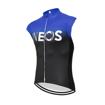2020 pro time ineos ciclismo jersey respirável verão sem mangas MTB Ropa Ciclismo para os homens maillot seca rápido moto jersey