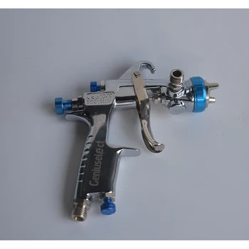 De HVLP que a arma de pulverizador manual do injetor de pulverizador 1.3/1.5/1.8 mm 400CC plástico pote de gravidade da pistola de pulverização com pistola de acessórios