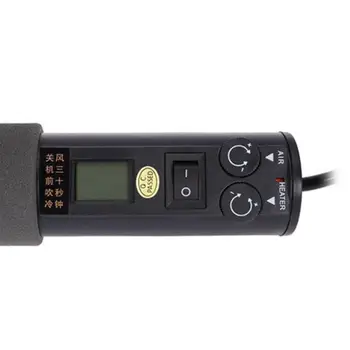 450W 220V LCD de Solda Estação de Pistola de Ar Quente Digital Portátil, secador de Cabelo para o Calor de soldagem Arma de soldagem de reparo de ferramentas