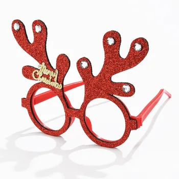 RBROVO Natal Óculos Redondos Quadro de Homens 2021 Engraçado Boneco de neve Óculos de Homens/Mulheres Engraçado Festa de Armações de Óculos de Homens e Mulheres de Vestir