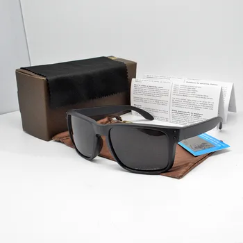 HDCRAFTER TR90 de Homens, Óculos de Lente Polarizada Luz Ultra Óculos de Sol Esportes de Condução ao ar livre Praça de Óculos de Sol da Marca do Designer