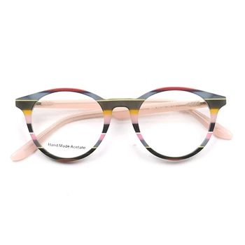 Qualidade superior Japão feitos à Mão em Itália Acetato de Óculos com Armação de Mulheres da década de 1960 Vintage Borboleta olho de Gato Óculos Completo a Rim homem B004