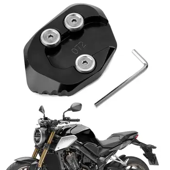 Areyourshop para HONDA CB1000R CB 1000 R 2018 E 2019 Kickstand Lado Extensão do Suporte Almofada Ampliador de Chapa de Alumínio da Motocicleta