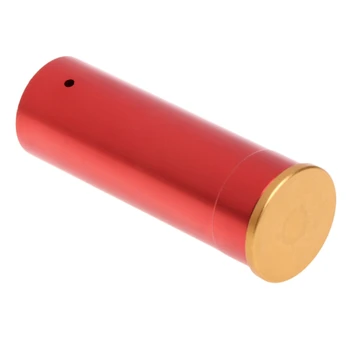 Laser vermelho Furo de Vista Calibre 12 de Cano Cartucho Boresighter Para 12GA Espingardas Y98E