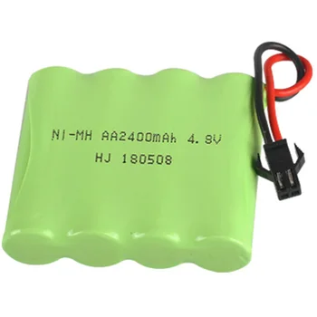 4,8 V 2400MAh Bateria de Ni-MH Grupo de Brinquedo de RC Iluminação Elétrica AA 4,8 V 2400 Bateria para RC BRINQUEDOS
