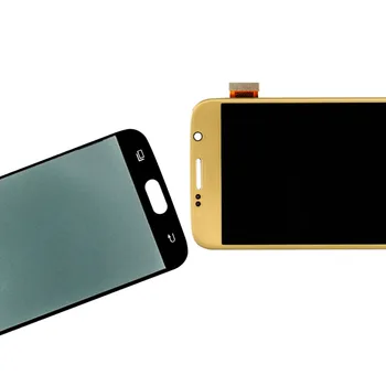 AMOLED de LCD Para Samsung Galaxy S6 SM-G920 G920F SM-G920F G920FD Tela LCD Touch screen Digitalizador Substituição de Peças