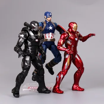 Vingadores Infinito Guerra o Homem de Ferro, Capitão América, a Figura do homem-Aranha Pantera Negra em Homem de Ferro, a Figura de Ação de brinquedos brinquedos