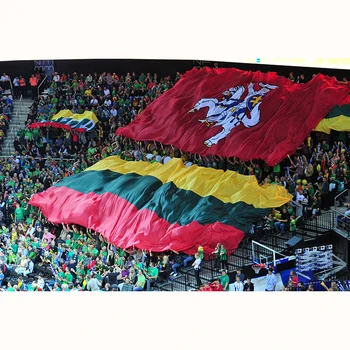 Bandeira da Lituânia (Estado) lituano Brasões de Armas Trakai 3x5 Pés Fade Prova Com Ilhós de Latão Material de Qualidade
