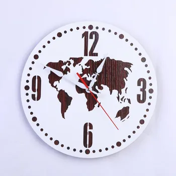 Europeia minimalista mapa relógio de parede moderno de moda acrílico relógio de parede quartz wanduhr silêncio klok relógios de parede decoração da casa