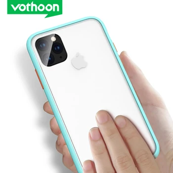 Vothoon Novo Matte Caso Para o iphone 11 Pro Max à prova de Choque de Volta Caso Capa Para o iphone Xr Xs