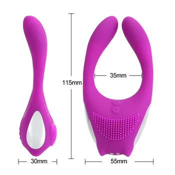 VATINE Vibratório, Anel peniano Produtos para Adultos 12 Velocidade de Brinquedos Sexuais para os Homens Erótico Vibração Dupla Pau Anel Masculino Vibrador