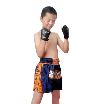 Nova Couro Meio Dedo de Crianças Crianças de Karate Luvas de Boxe Luvas de Sanda Karate saco de areia de Taekwondo Protetor de Luvas de MMA e Muay Thai