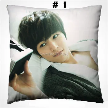 Novo Kpop infinito travesseiro Kim Myung Soo namorado presentes Jang Keun Suk almofada Quadrada