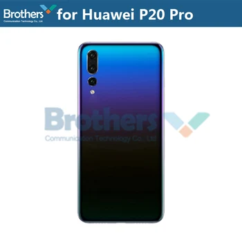 Caixa da bateria para Huawei P20 Pro Porta da Bateria com Lente de Câmera de Metal para Huawei P20 Pro Trás de Volta Caso de Habitação de Substituição Superior
