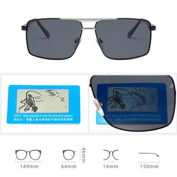 Moda Óculos Polarizados Homens de Marca Designer de Pesca de Condução do Piloto Óculos de Sol Masculino Oculos de sol 5008