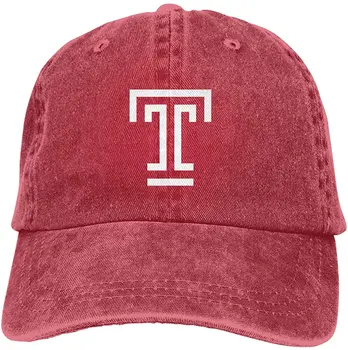 Universidade De Temple Unisex Macio Casquette Cap Vintage Ajustável Em Bonés De Beisebol Cowboy Caps