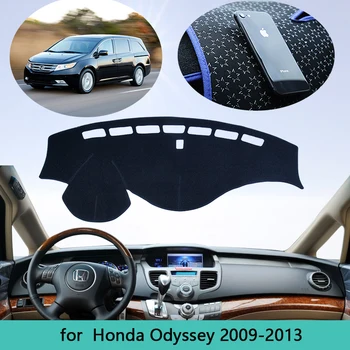 Luxuoso-Sol Dashmat de Proteção Esteira antiderrapante Tampa do Painel de controle Para Honda Odyssey 2009~2013 JDM Modelo de Carro Acessórios 2010