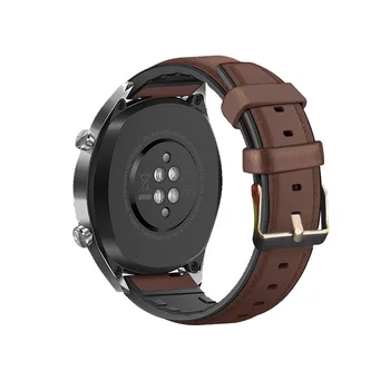 Faixa de Relógio de couro para o Huawei Honor ES honra magia de Silicone Macio de Substituição da Correia de Pulso Relógio de Pulseira Acessórios 20MM Correia