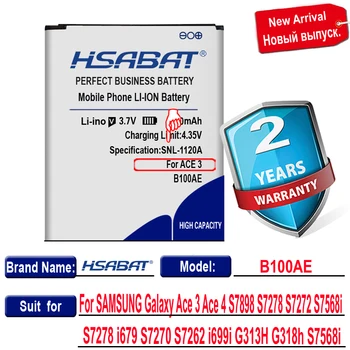 HSABAT 4300mAh B100AE Para SAMSUNG Galaxy Ace 3 Ás 4 S7898 S7278 S7272 S7568i S7278 i679 S7270 S7262 i699i G313H G318h Bateria