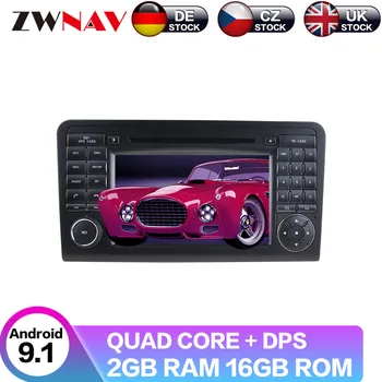 Android 9 Com DSP Para a Mercedes Benz ML classe W164 2005 - 2012 Carro DVD player de vídeo Multimídia GPS de navegação de Rádio de Banda