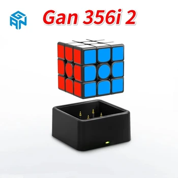 GAN 356i V2 Magnético Cubo Mágico Velocidade Cubo Estação de Controle de Aplicativo 356 i2 Ímã de Quebra-cabeça de Cubos de Concorrência Cubo Mágico 3x3 Torção de Brinquedo