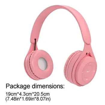 Sem fio Bluetooth 5.0 Fone de ouvido Head-mounted de som hi-fi de Som Fone de ouvido Fone de ouvido