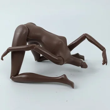 Chocolate escuro 1/6 BJD Boneca de Corpo Acessórios Móveis, Nude, Naked Boneca, Corpo 11 Articulados Corpo 11,5