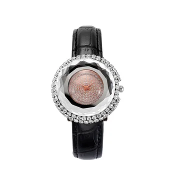 Marca de Moda de luxo Casual Assistir a Mulher de Vestido de Quartzo Relógios de pulso Relógio Feminino 2019 Mulheres Strass Relógios Relógio Saat